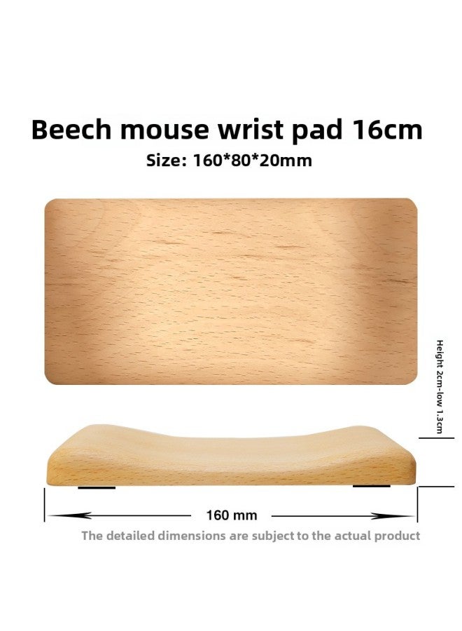 Keyboard Hand-held Wooden Desktop Mechanical Hand-held Walnut Pad High Placement Wrist Pad Wooden Office Ikbc Wood-Pattern:Beech-mouse Wrist Pad